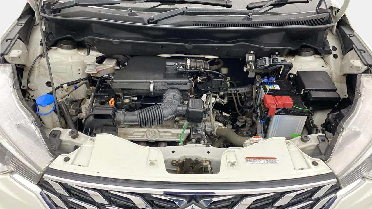 Engine bay of a Maruti Suzuki Ertiga