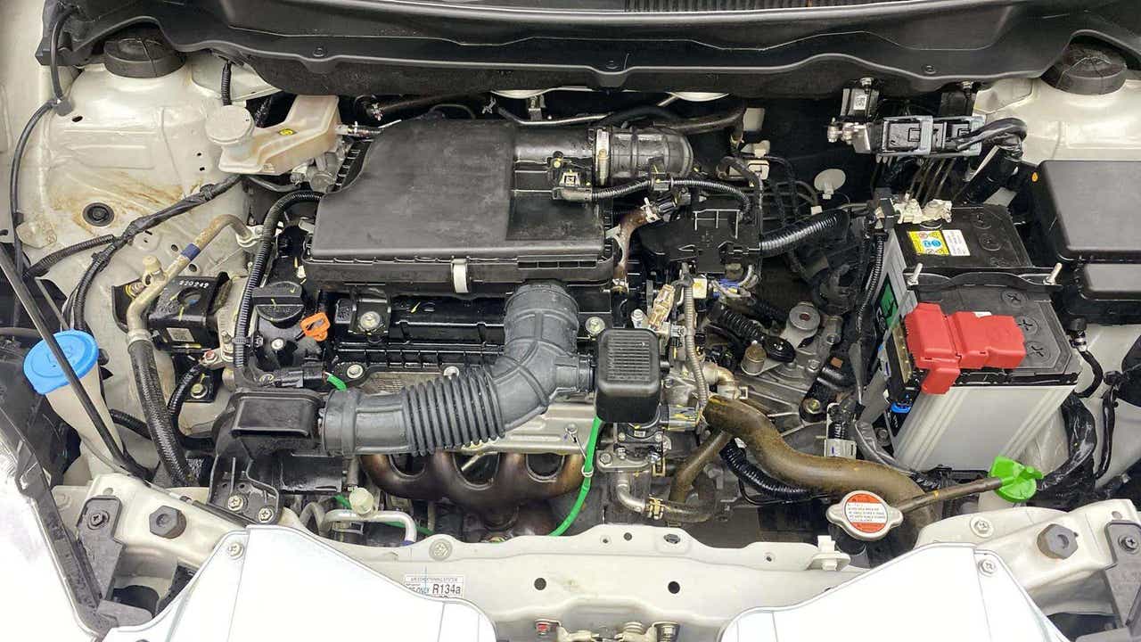 Engine bay of a Maruti Suzuki Ertiga