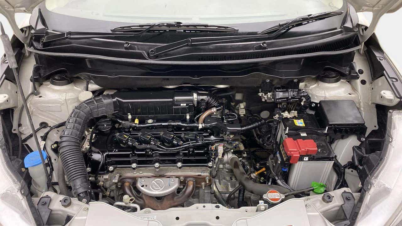 Engine bay of a Maruti Suzuki Ertiga