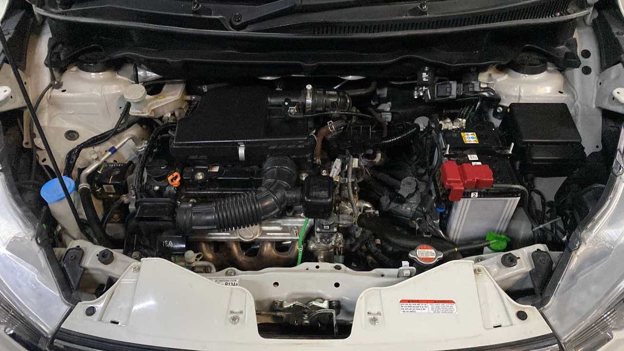 Engine bay of a Maruti Suzuki Ertiga