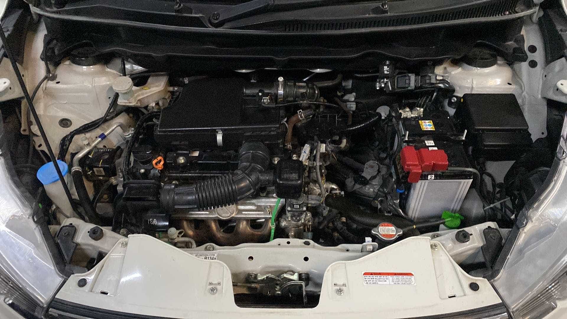 Engine bay of a Maruti Suzuki Ertiga