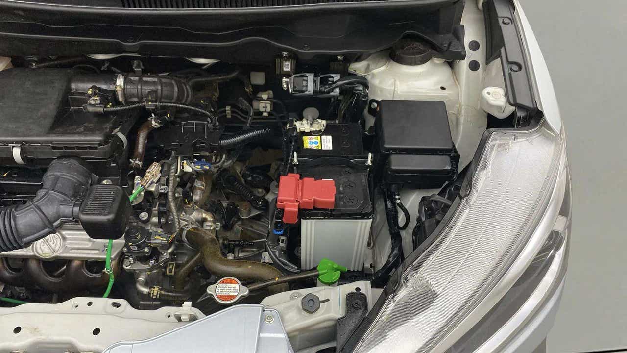 Engine bay of a Maruti Suzuki Ertiga