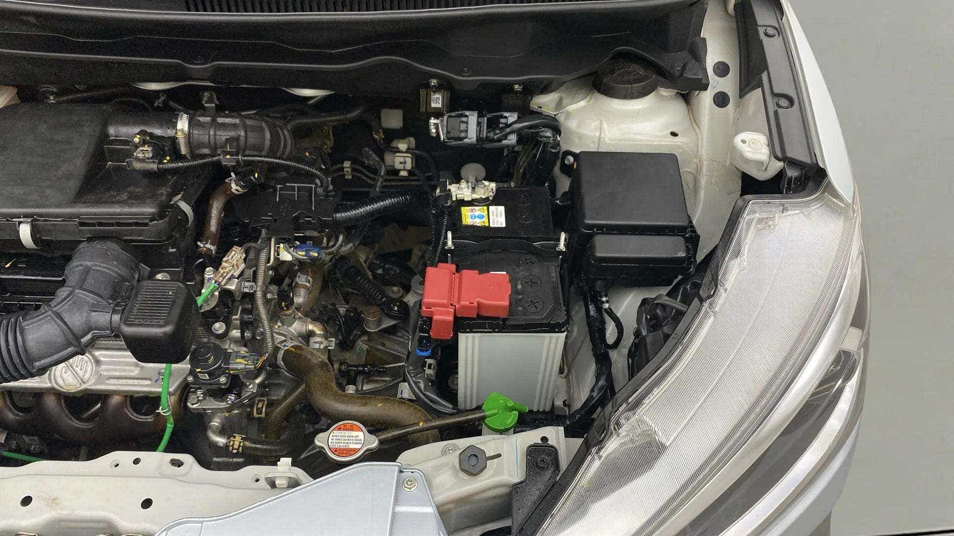 Engine bay of a Maruti Suzuki Ertiga
