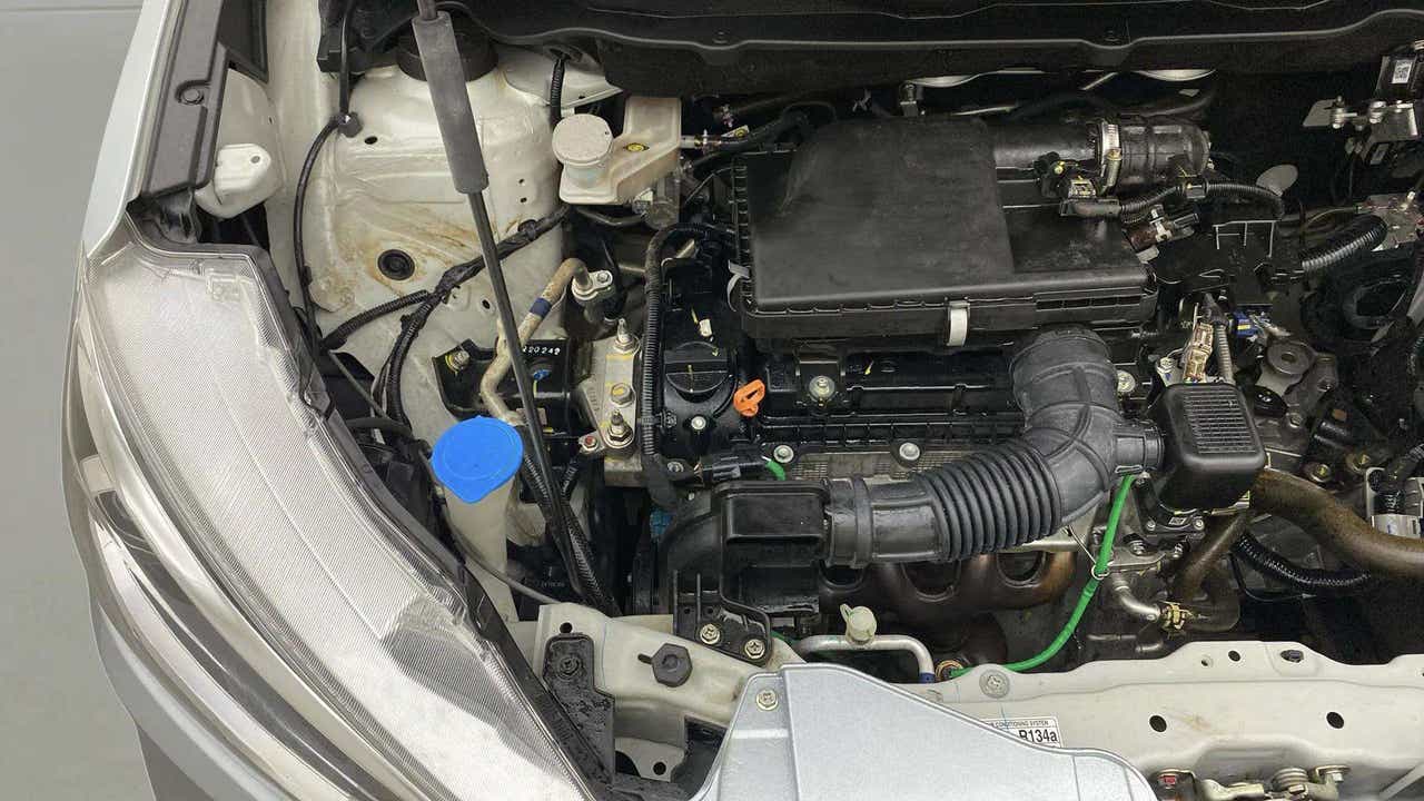 Engine bay of a Maruti Suzuki Ertiga