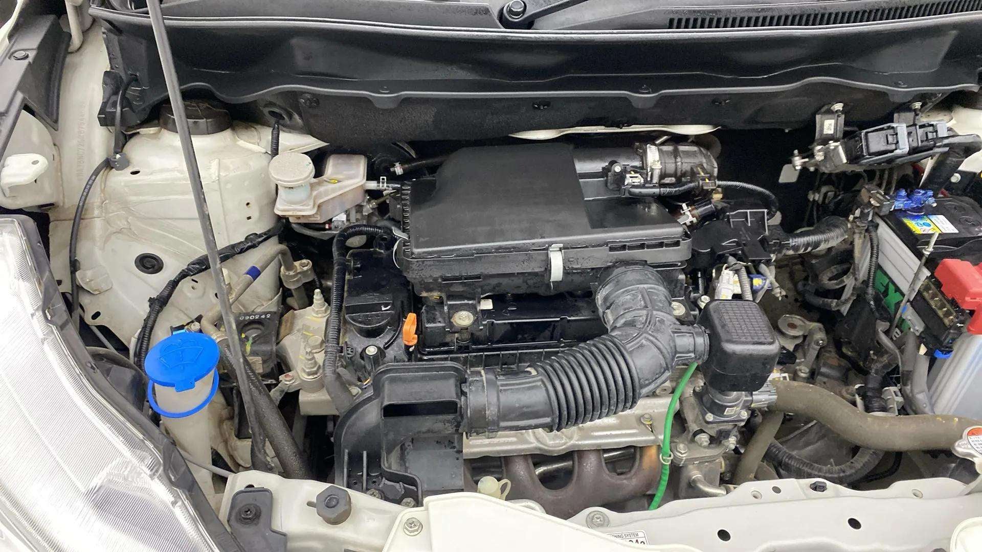 Engine bay of a Maruti Suzuki Ertiga