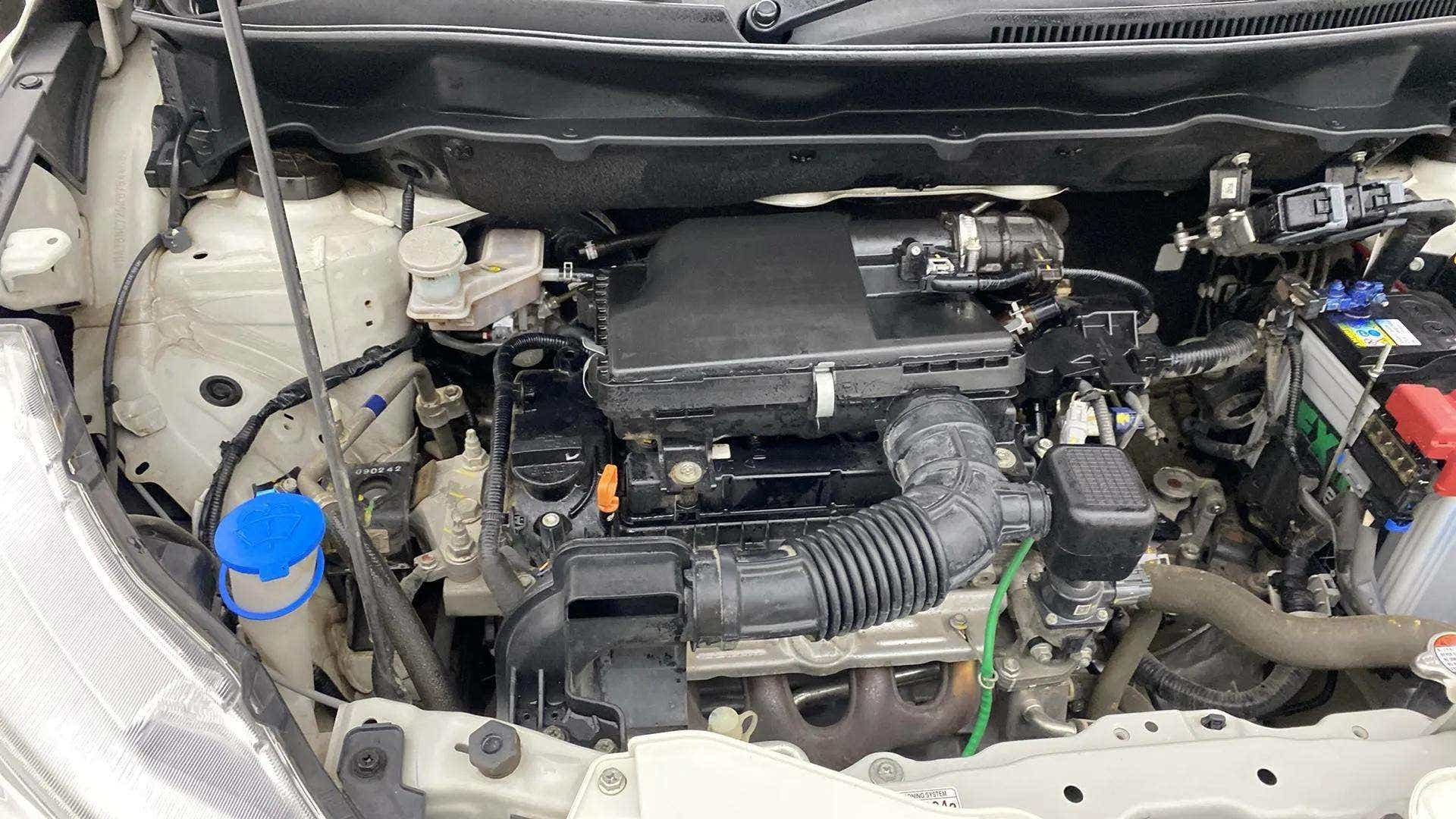 Engine bay of a Maruti Suzuki Ertiga
