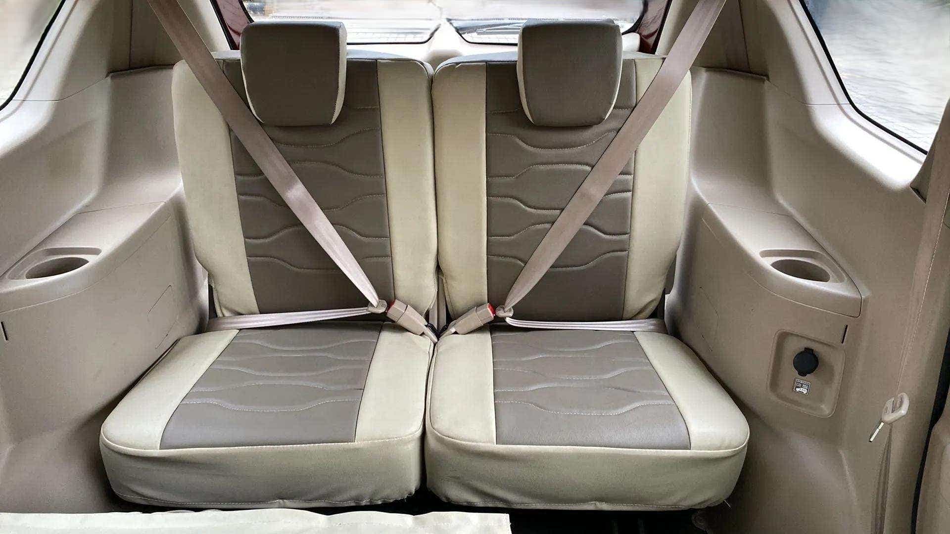 Rear seat view of a Maruti Suzuki Ertiga