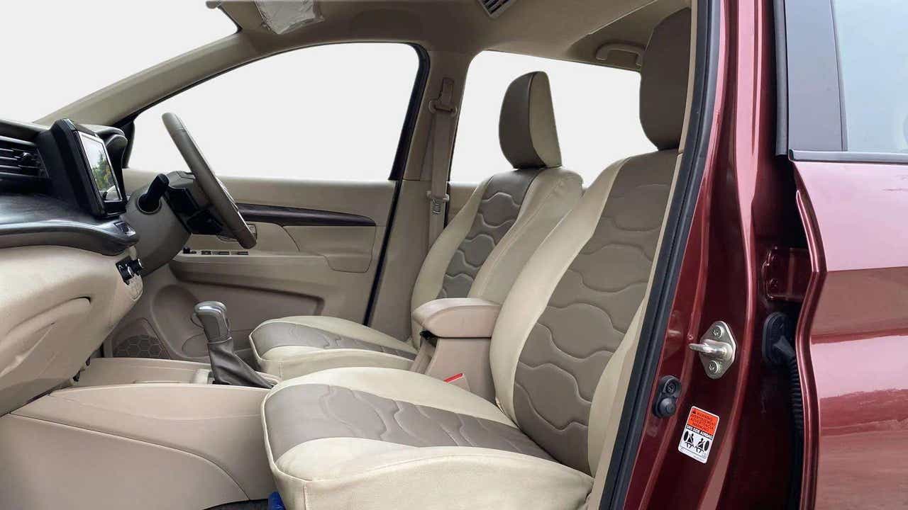 Front interior view of a Maruti Suzuki Ertiga