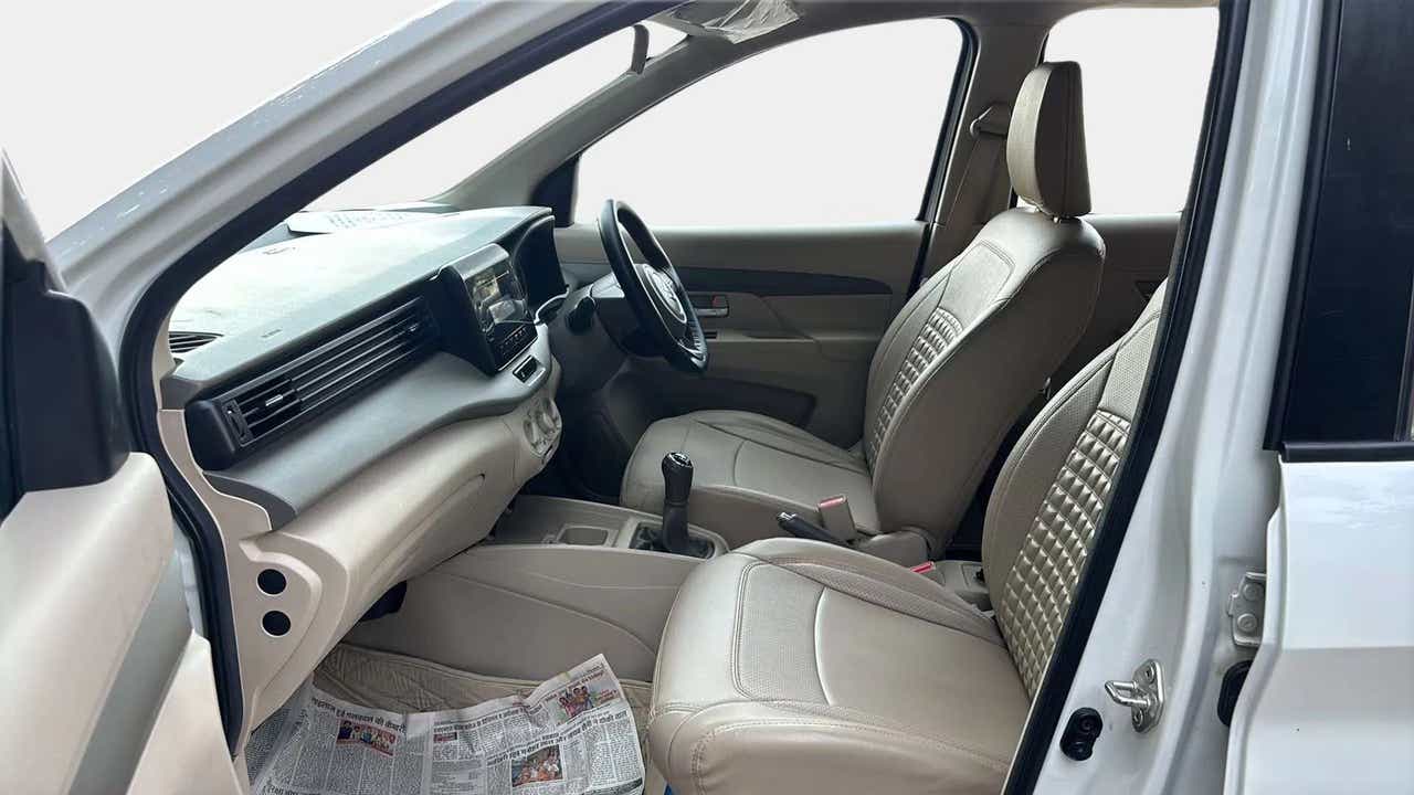Front interior view of a Maruti Suzuki Ertiga
