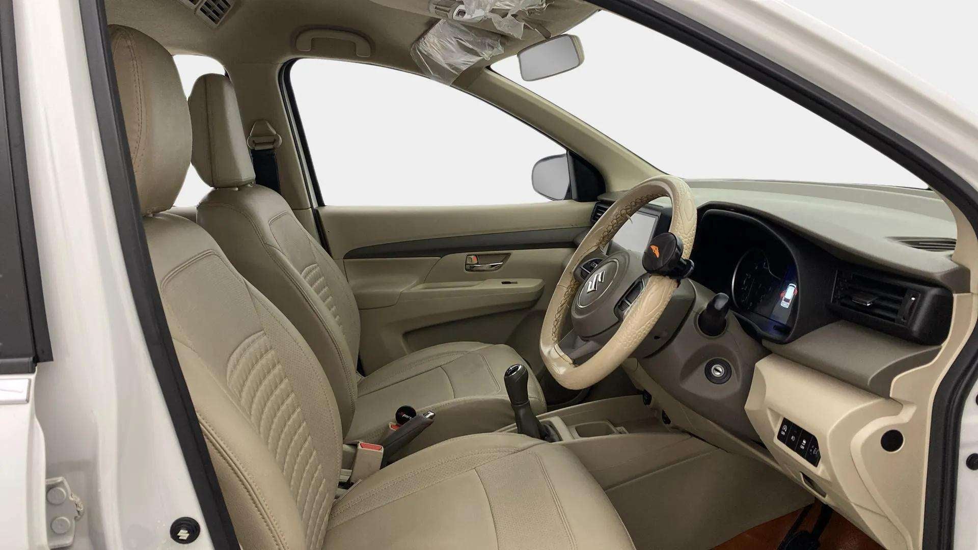 Front interior view of a Maruti Suzuki Ertiga