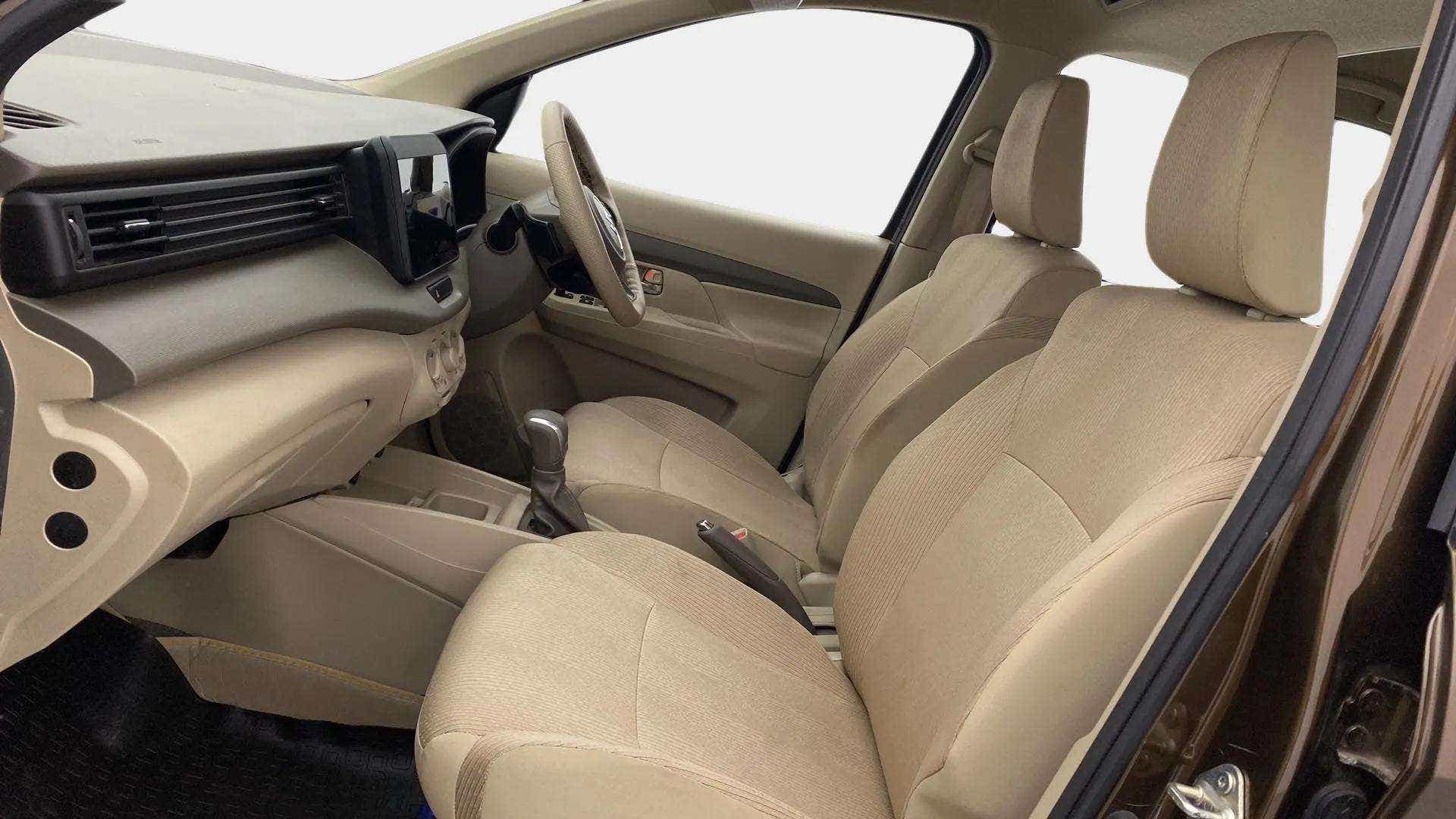 Front cabin interior of a Maruti Suzuki Ertiga