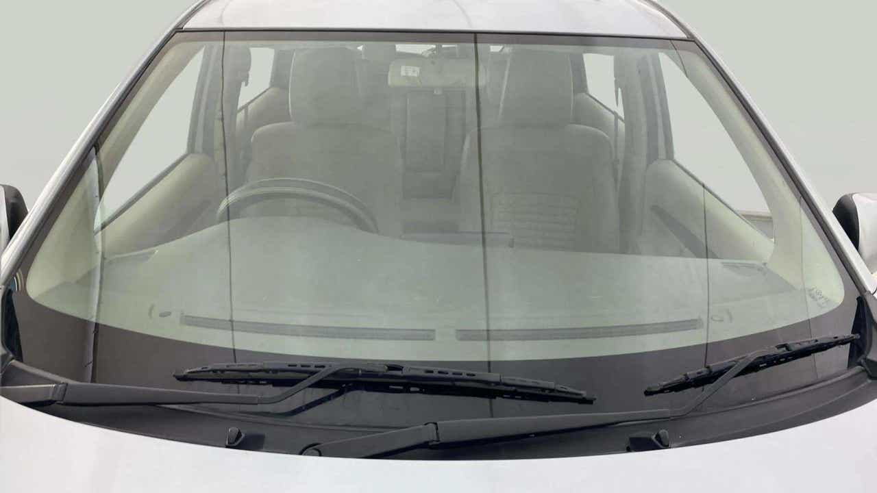 Front windshield view of a Maruti Suzuki Ertiga