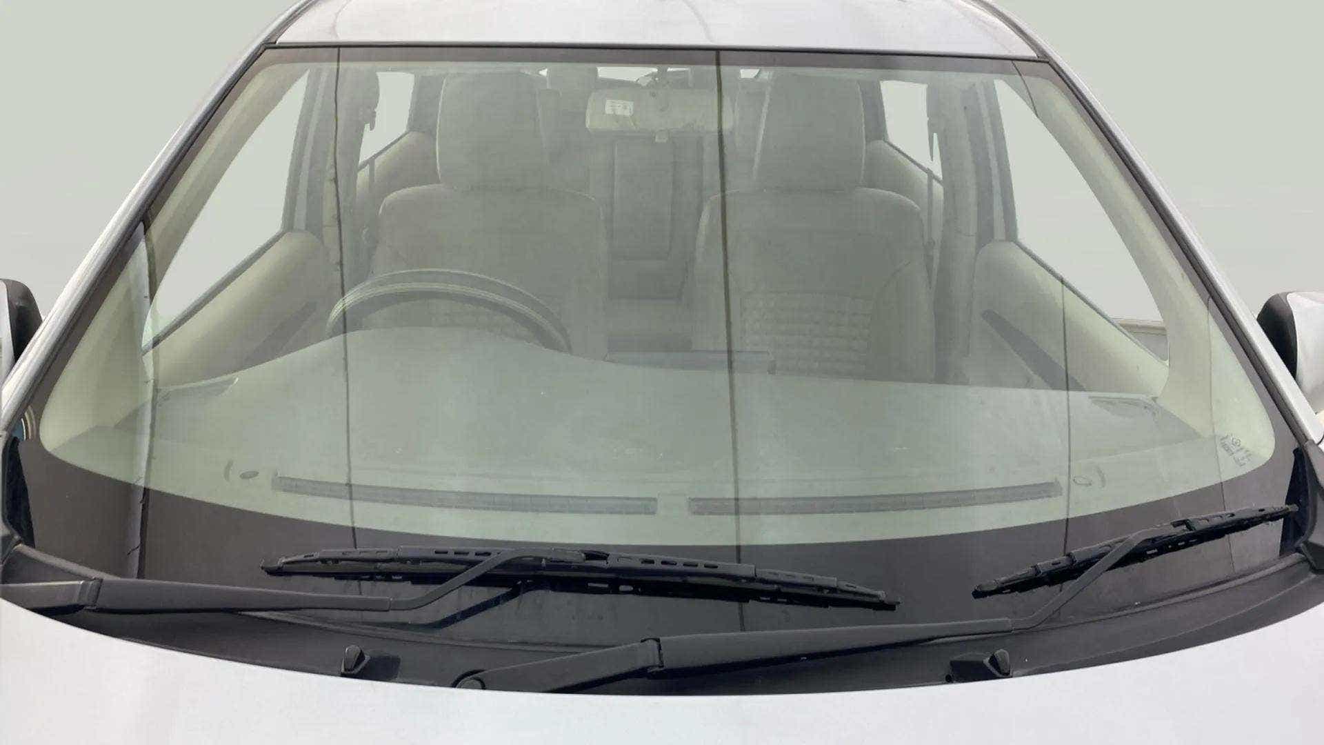 Front windshield view of a Maruti Suzuki Ertiga