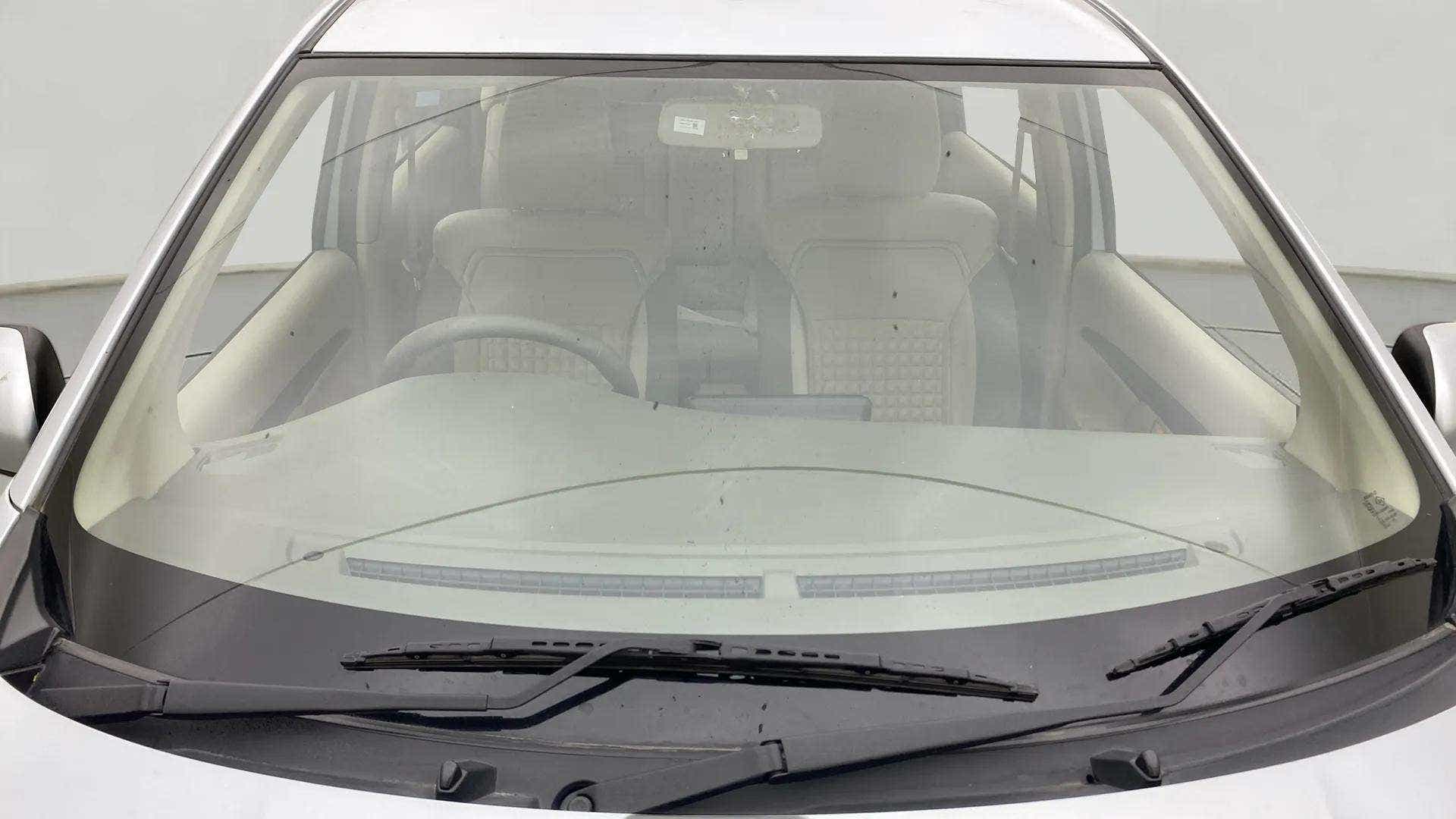 Front windshield view of a Maruti Suzuki Ertiga