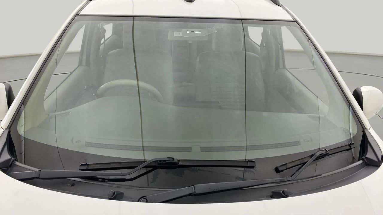 Windscreen and wipers view of a Maruti Suzuki Ertiga