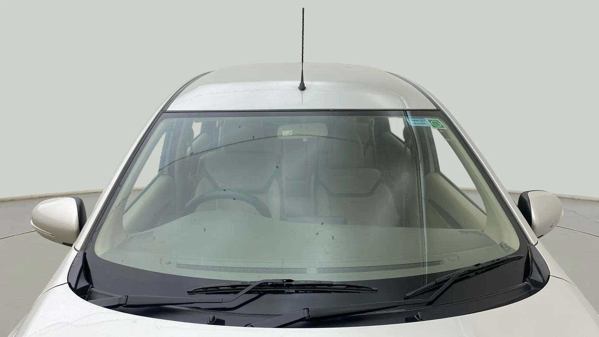 Front windshield view of a Maruti Suzuki Ertiga