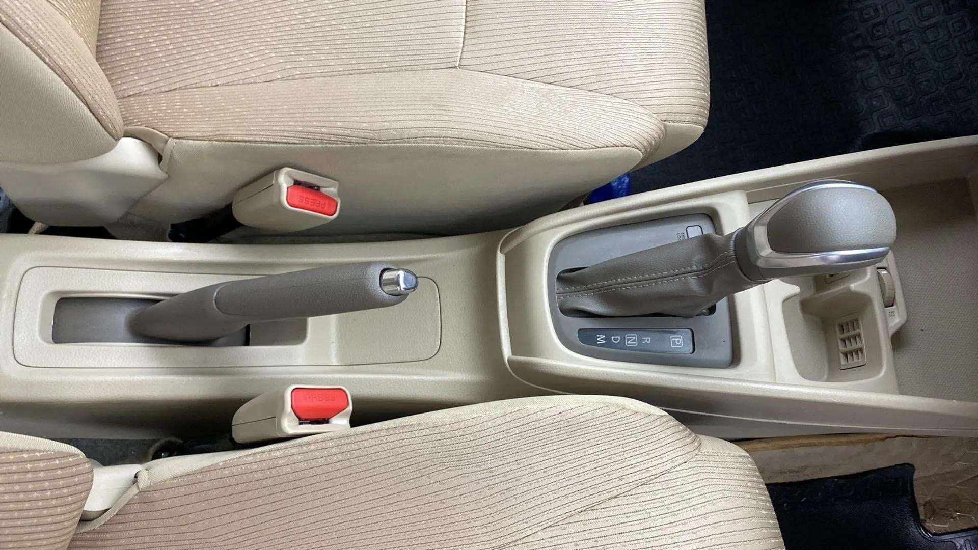Interior gear console view of a Maruti Suzuki Ertiga