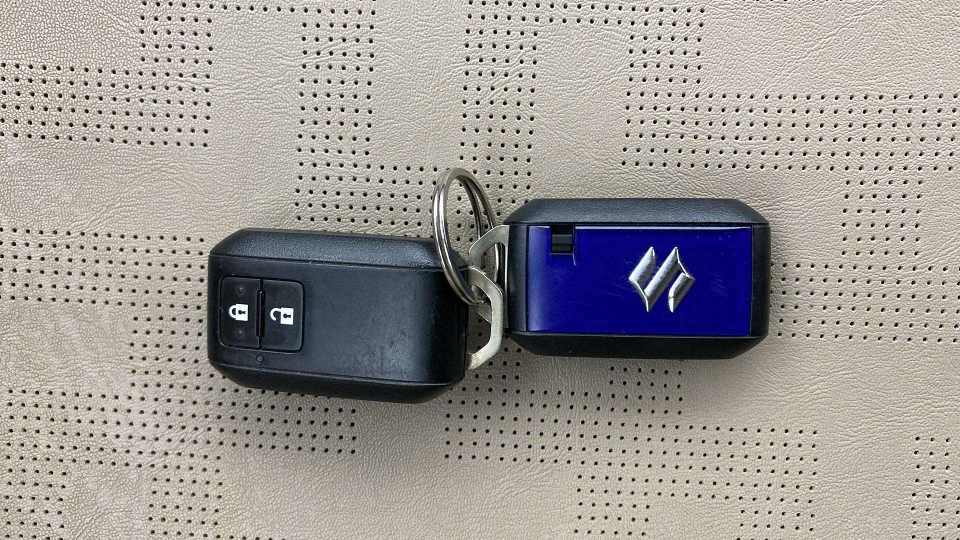 Car key fob of a Maruti Suzuki Ertiga