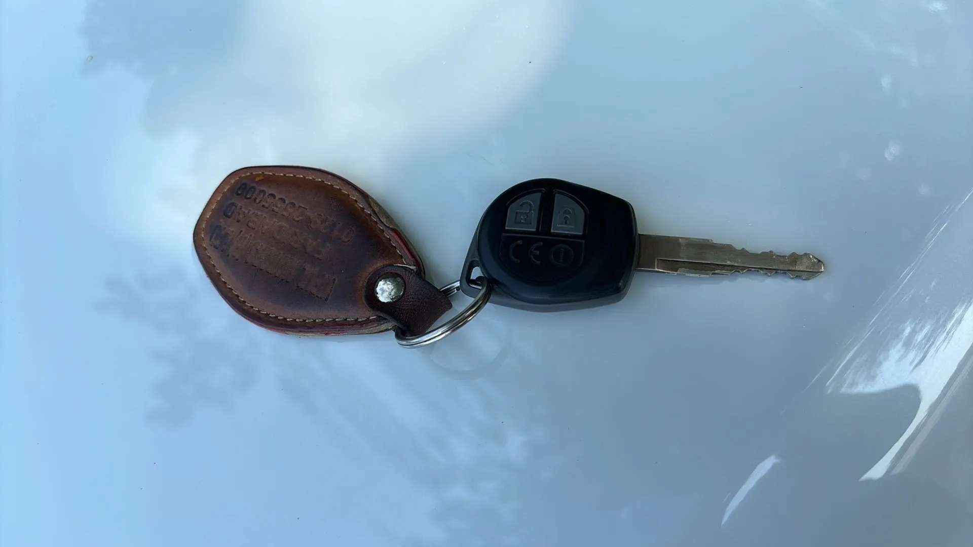 Car key fob of a Maruti Suzuki Ertiga