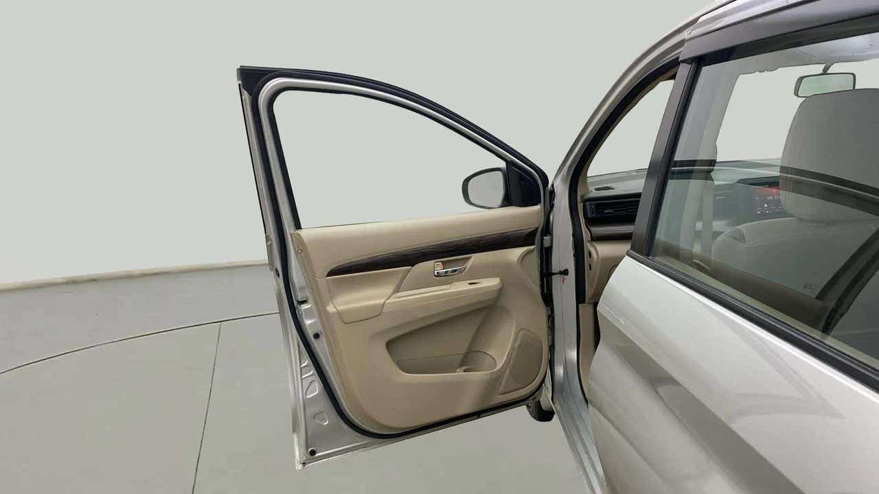 Front door open view of a Maruti Suzuki Ertiga