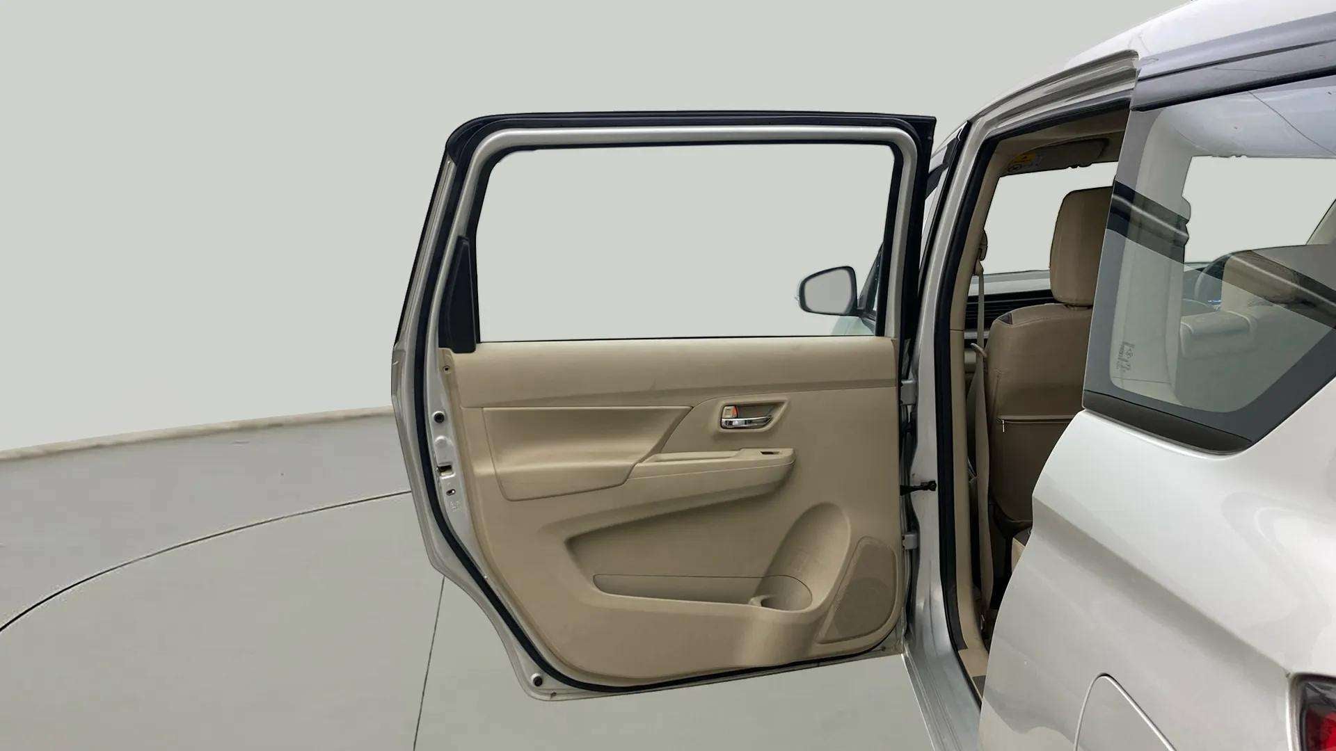 Rear left door interior of a Maruti Suzuki Ertiga