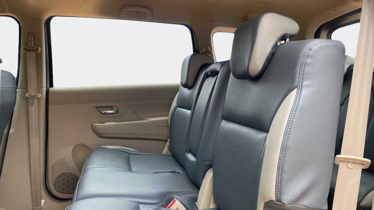 Rear seat view of a Maruti Suzuki Ertiga