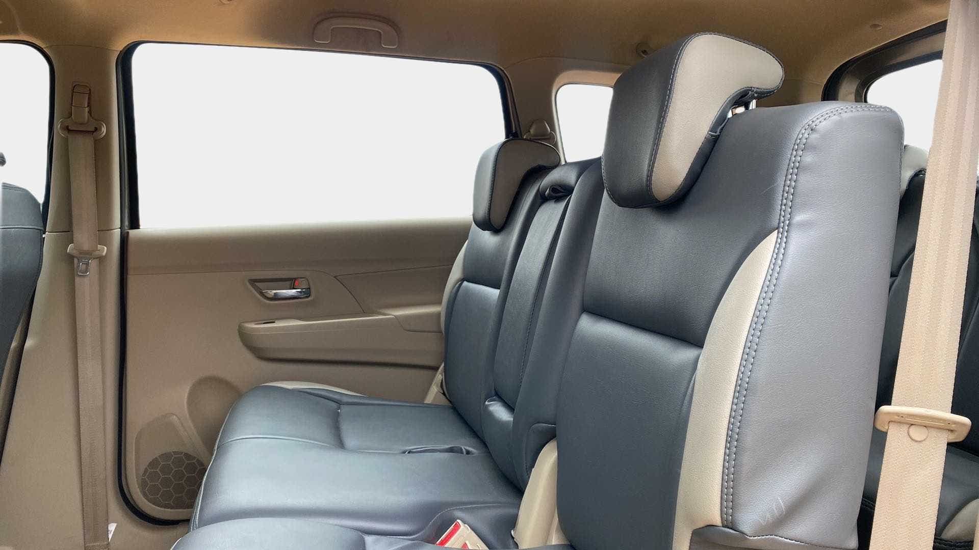 Rear seat view of a Maruti Suzuki Ertiga