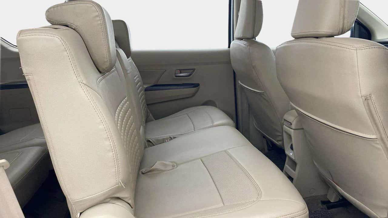 Rear seat view of a Maruti Suzuki Ertiga