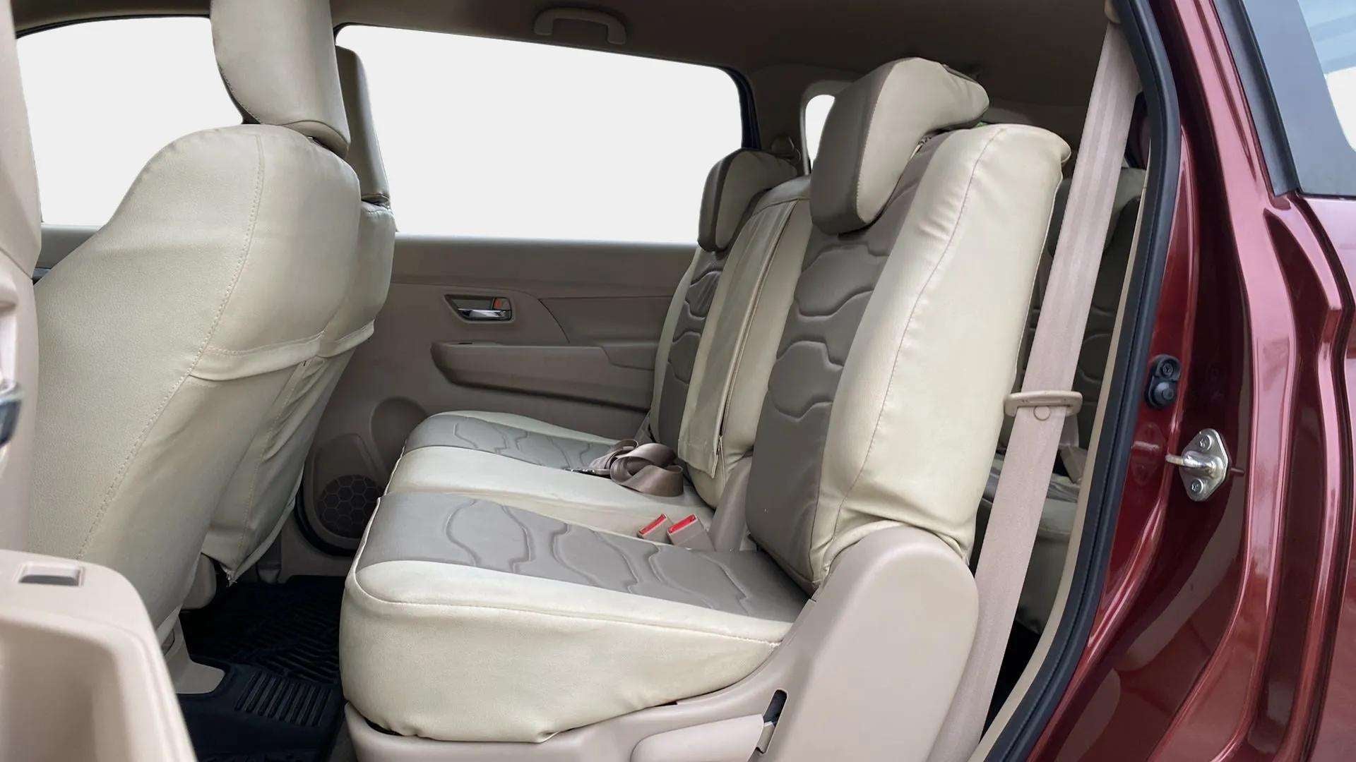 Rear seat view of a Maruti Suzuki Ertiga
