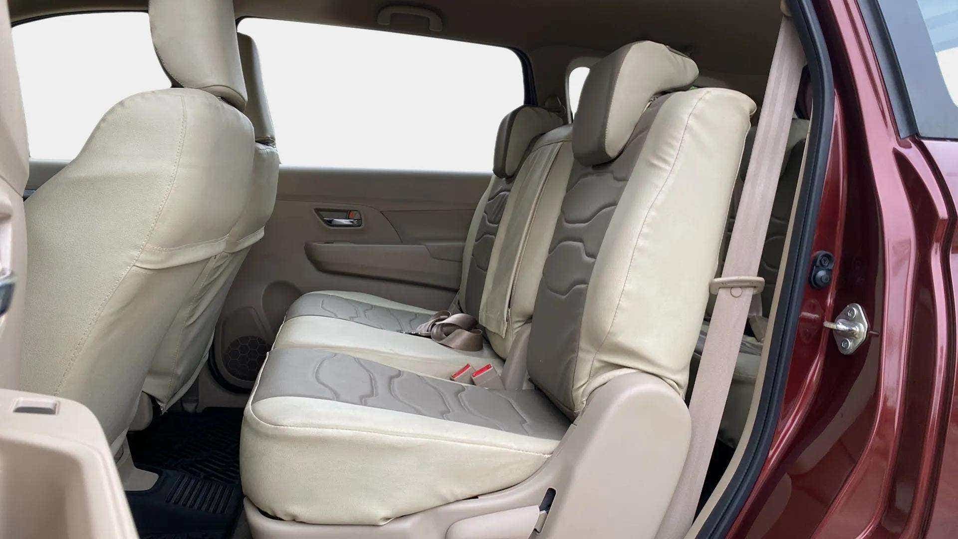 Rear seat view of a Maruti Suzuki Ertiga