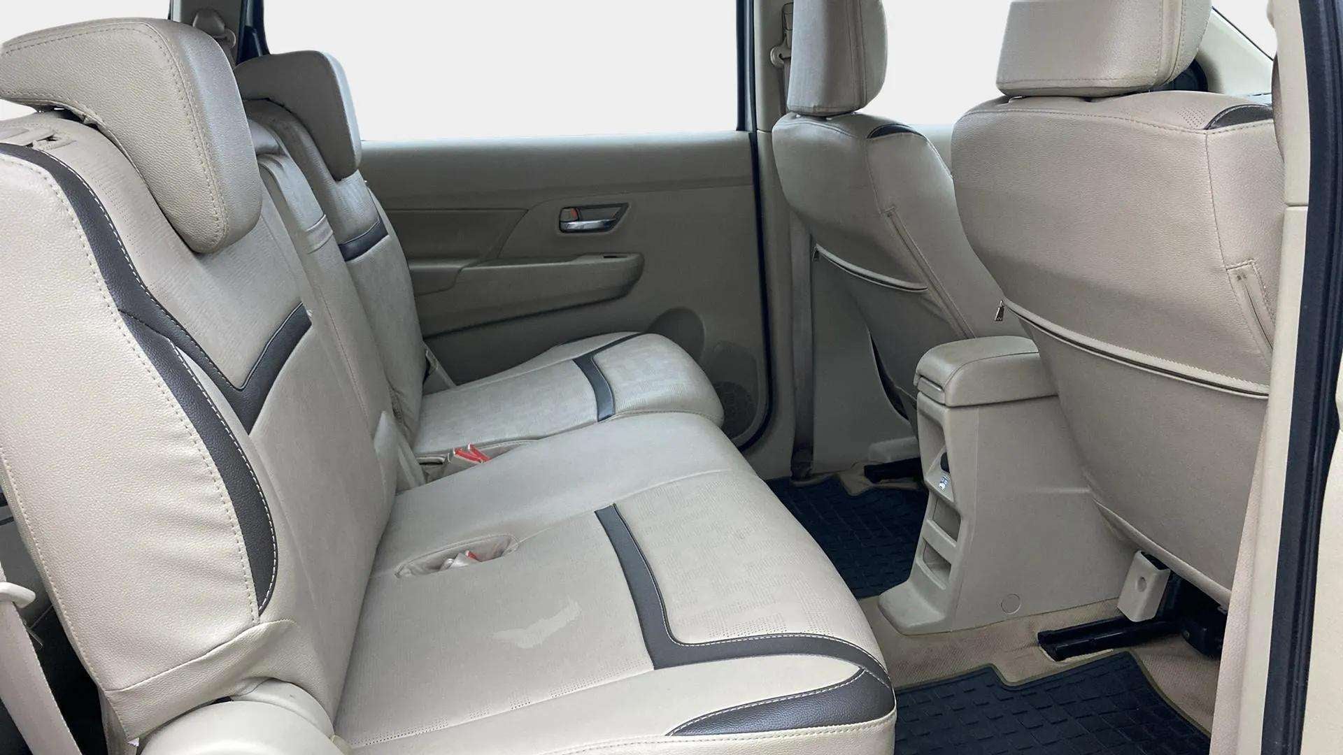 Rear seat view of a Maruti Suzuki Ertiga