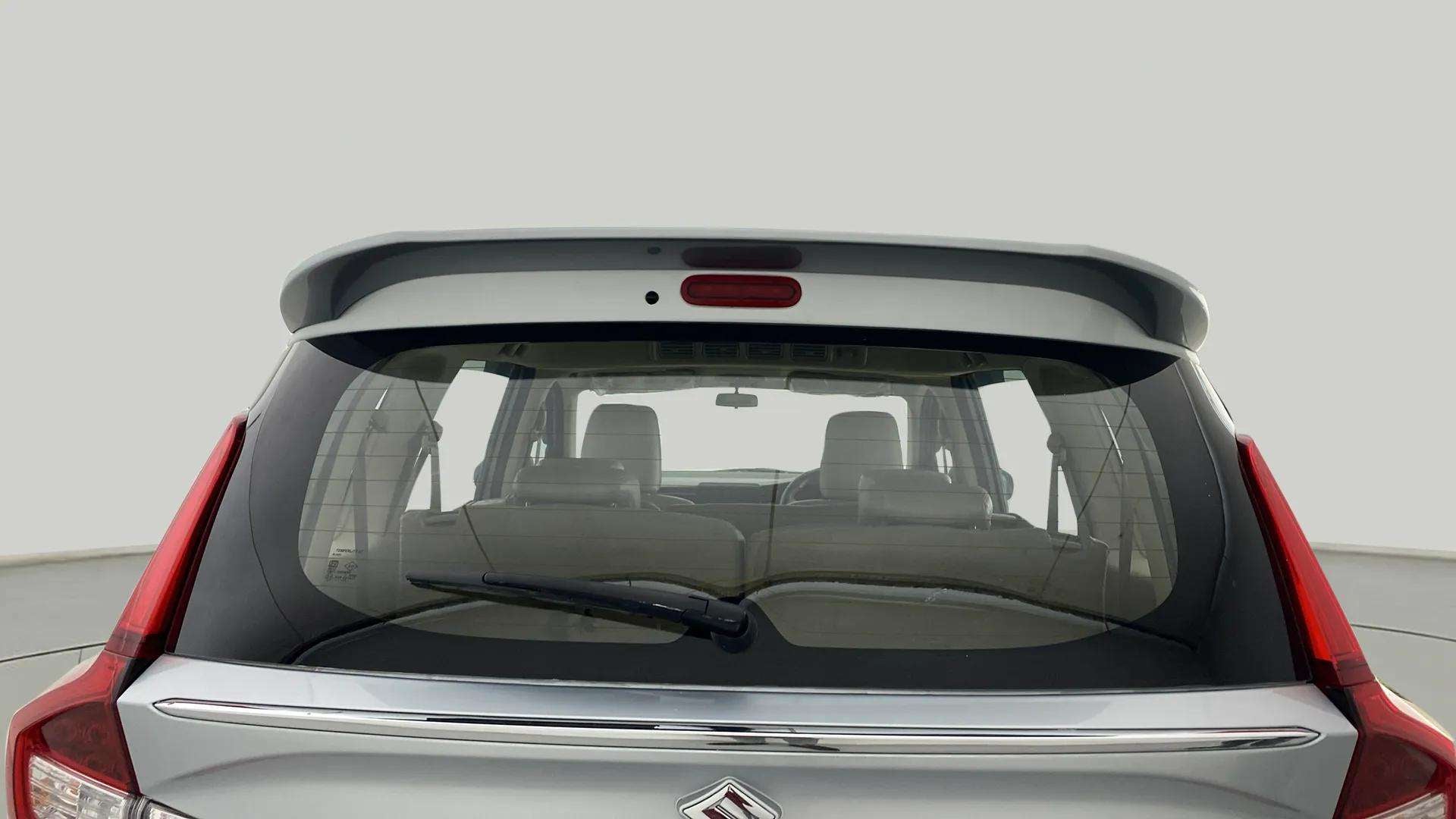 Rear view of a Maruti Suzuki Ertiga