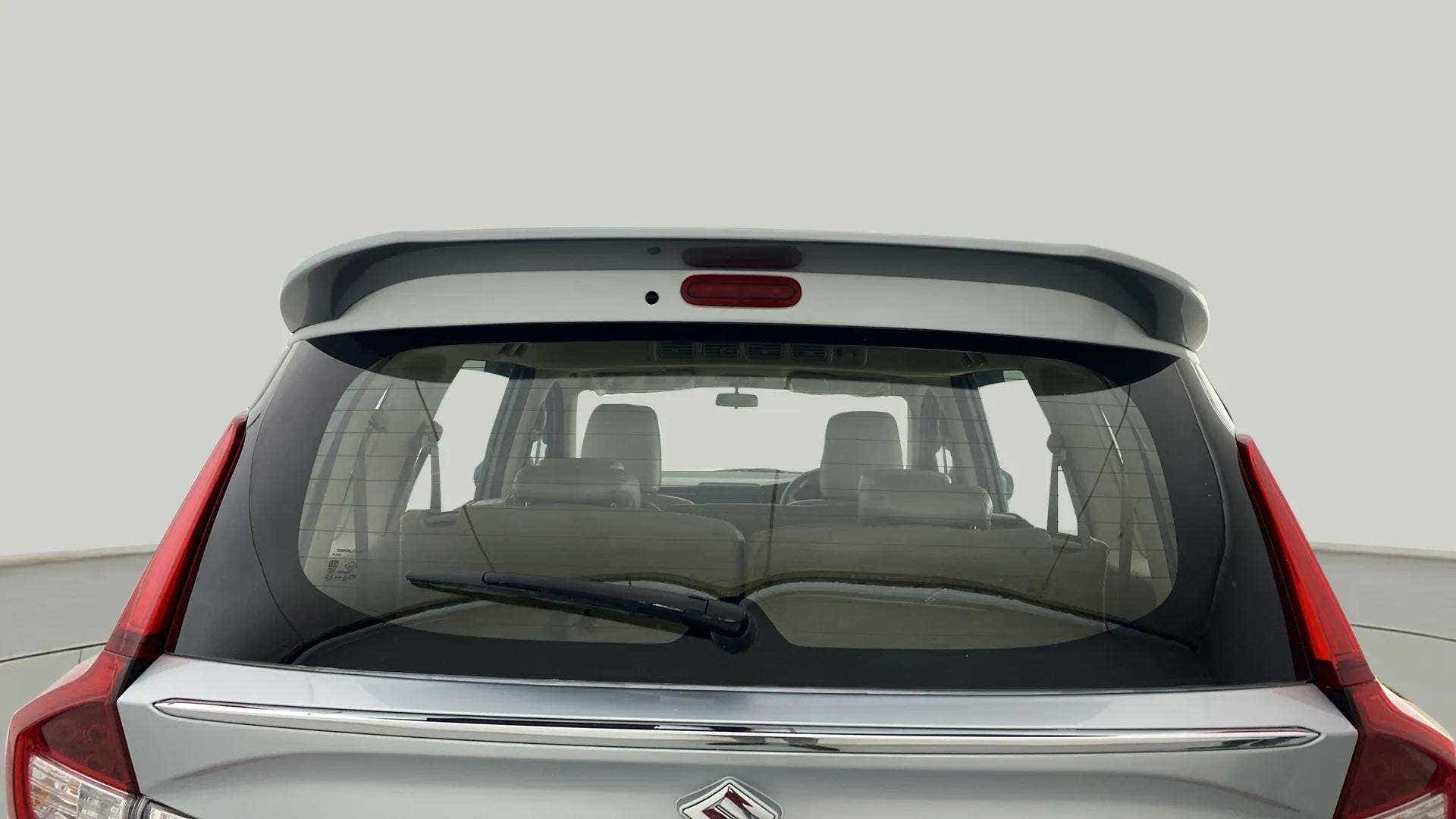 Rear view of a Maruti Suzuki Ertiga