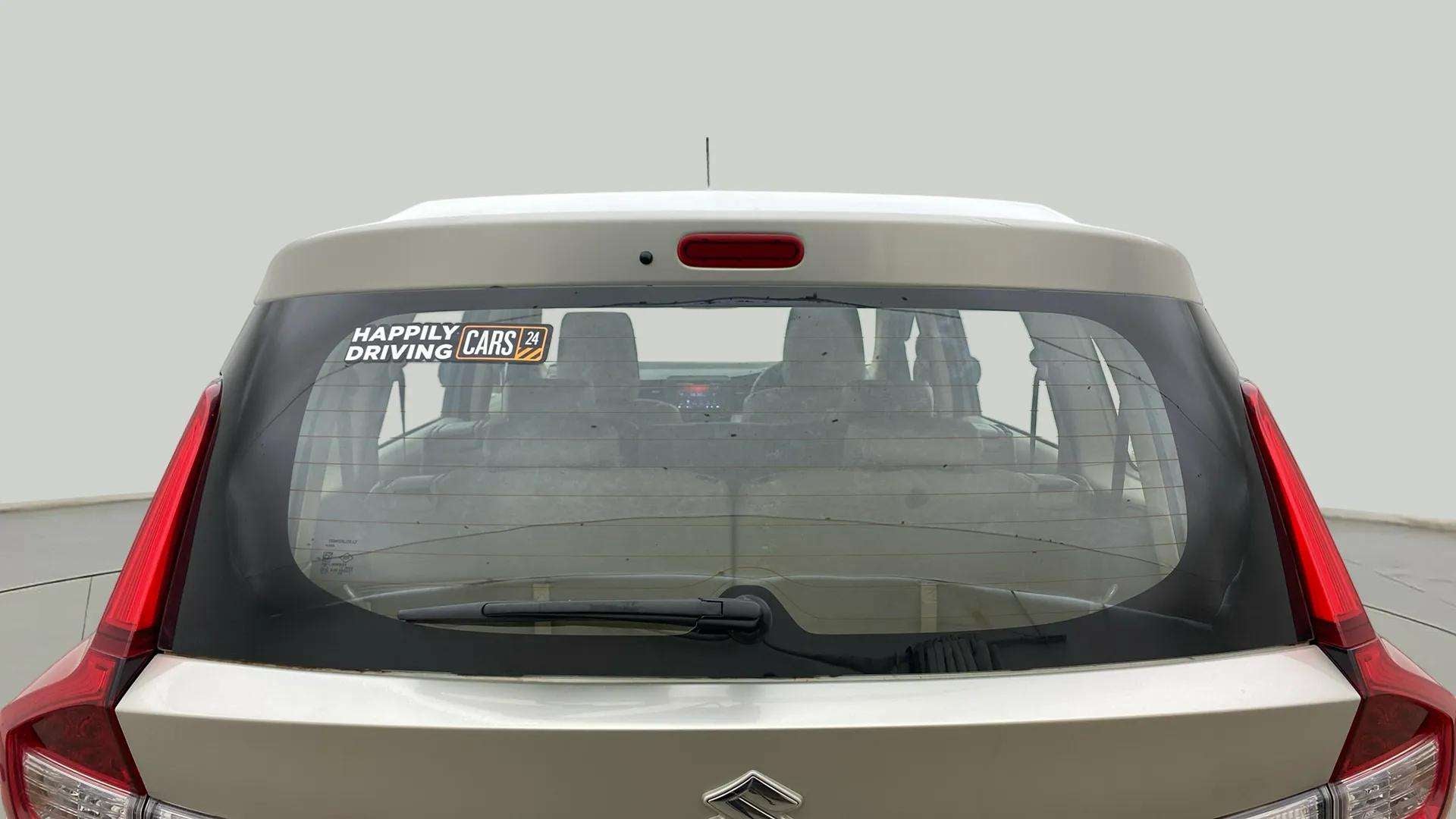 Rear view of a Maruti Suzuki Ertiga
