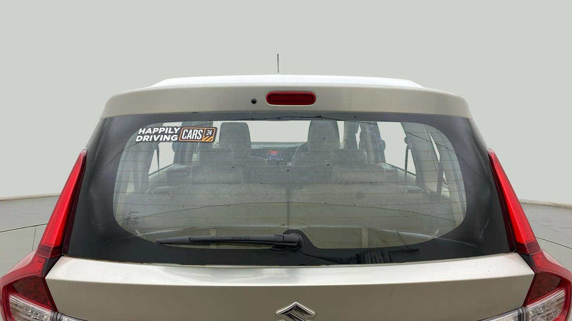 Rear view of a Maruti Suzuki Ertiga