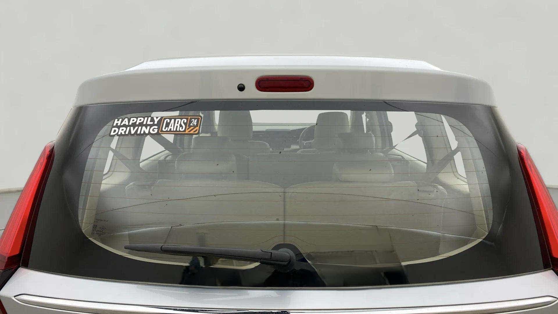 Rear view of a Maruti Suzuki Ertiga