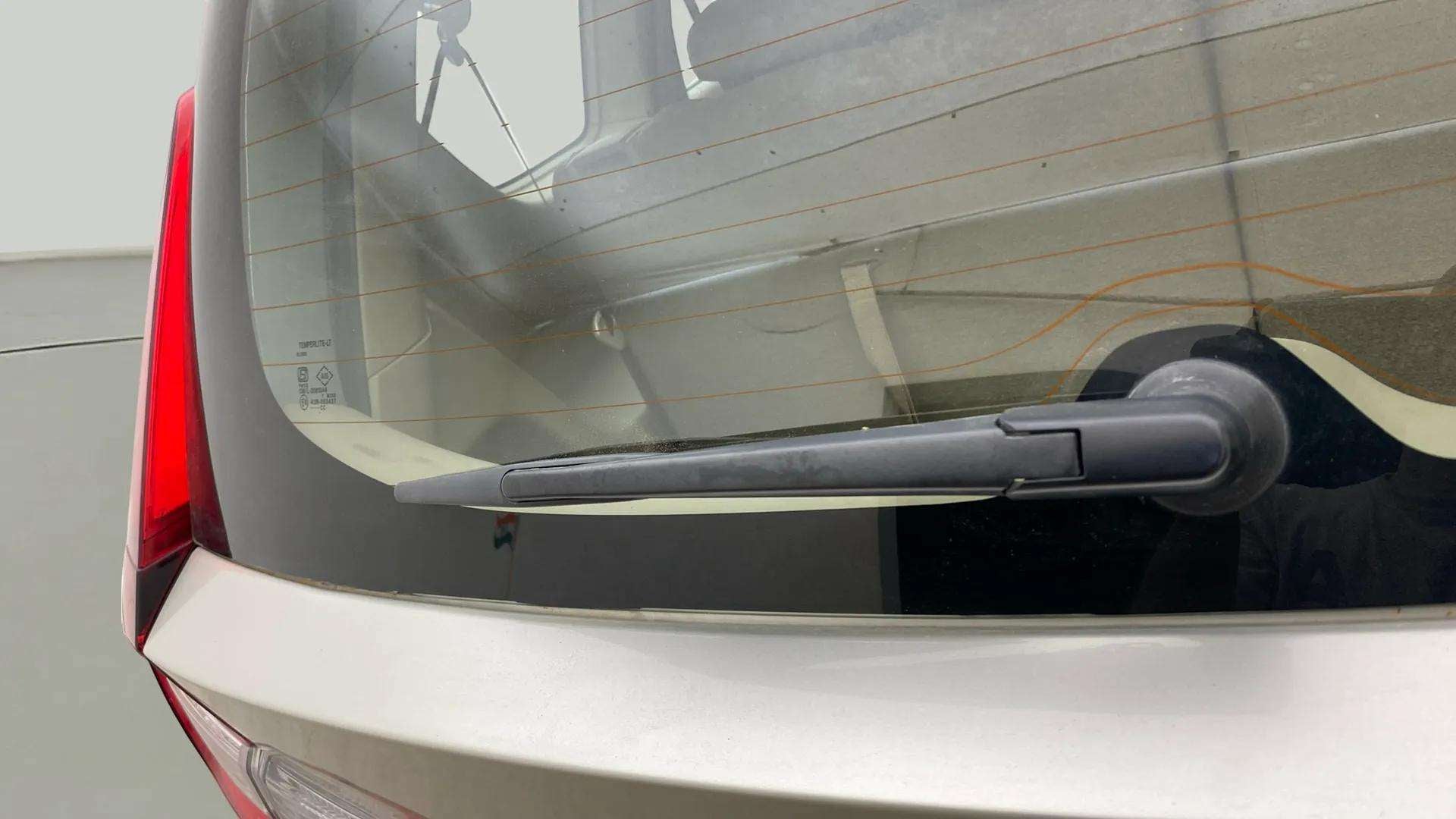 Rear windshield and wiper of a Maruti Suzuki Ertiga
