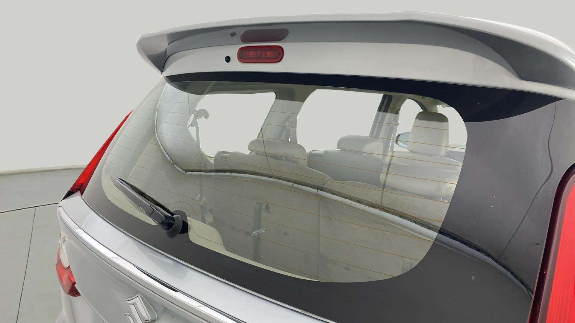 Rear view of a Maruti Suzuki Ertiga