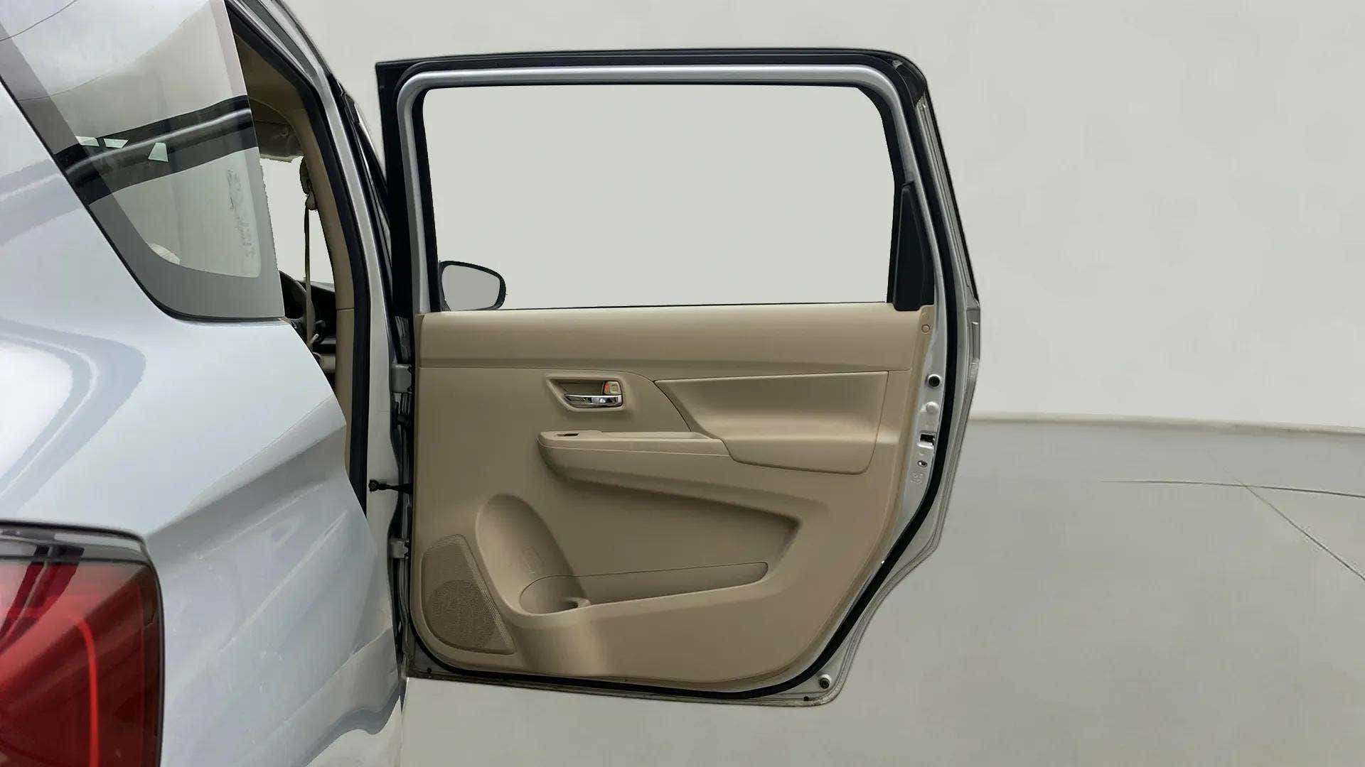 Rear door interior of a Maruti Suzuki Ertiga