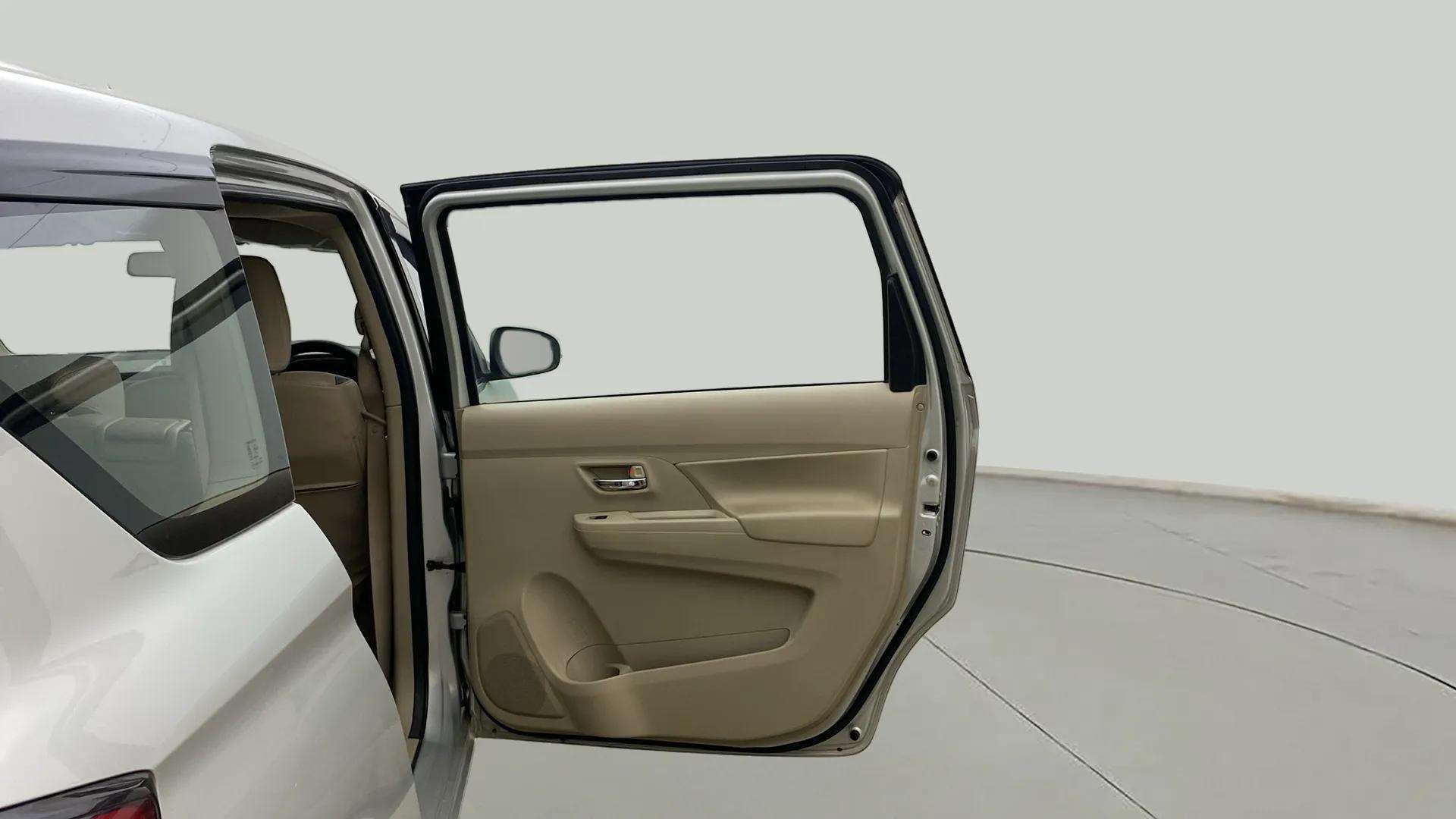 Rear door interior of a Maruti Suzuki Ertiga