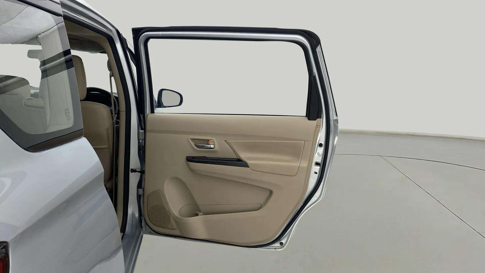 Rear door interior of a Maruti Suzuki Ertiga