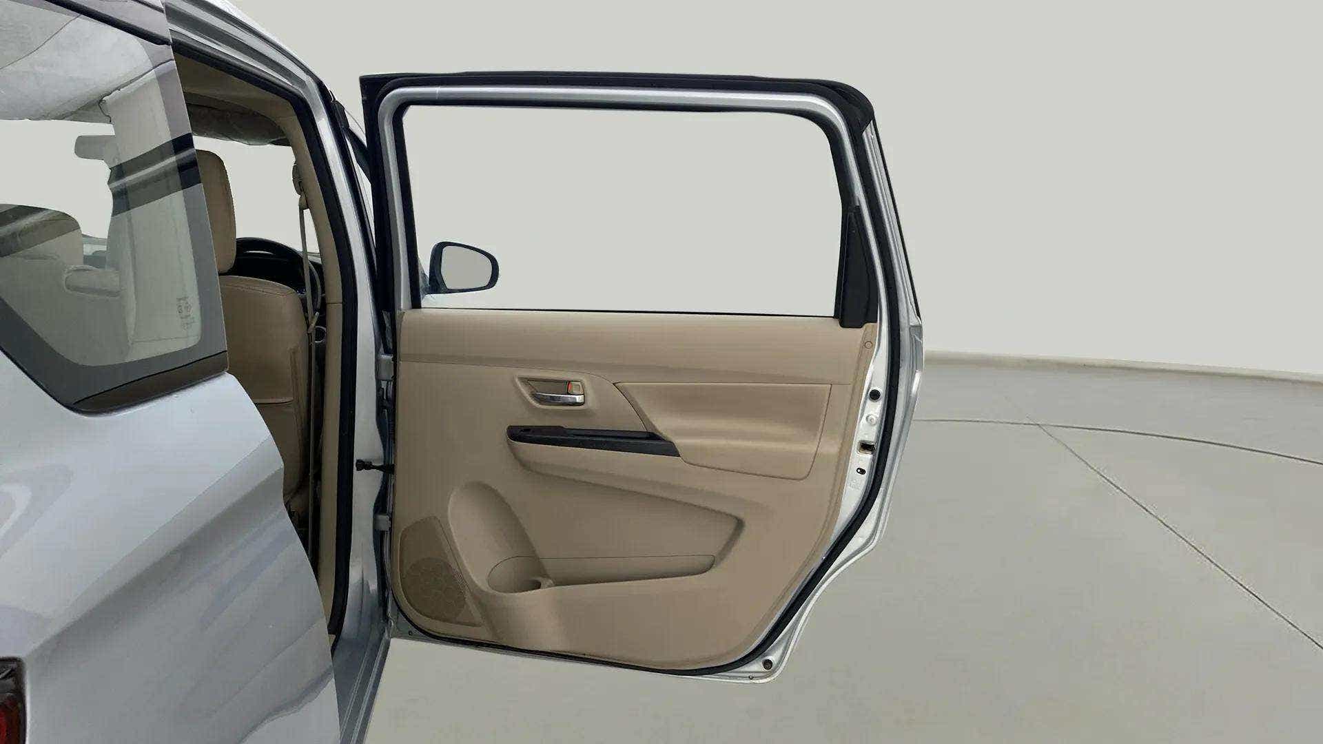 Rear door interior of a Maruti Suzuki Ertiga