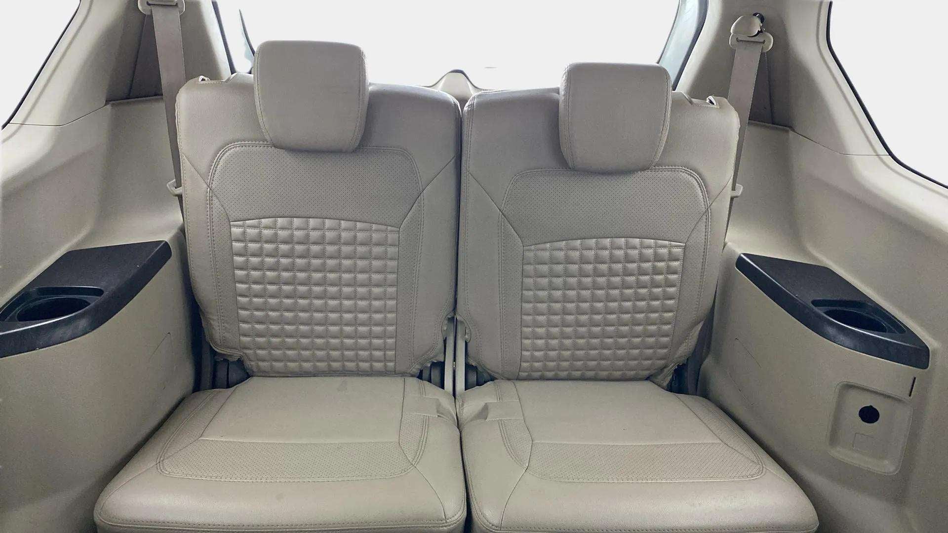 Rear seat view of a Maruti Suzuki Ertiga