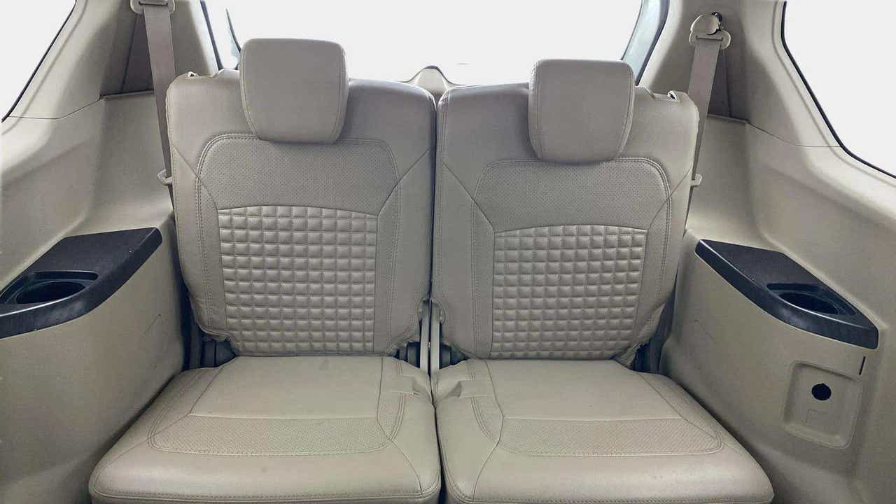 Rear seat view of a Maruti Suzuki Ertiga