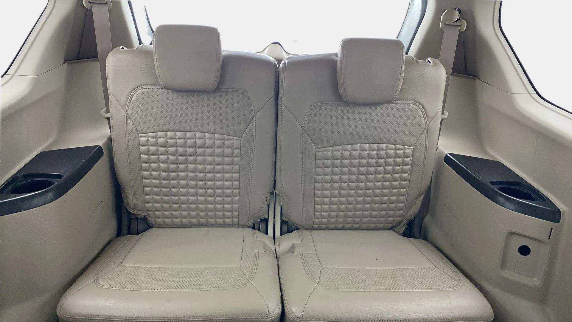 Rear seat view of a Maruti Suzuki Ertiga