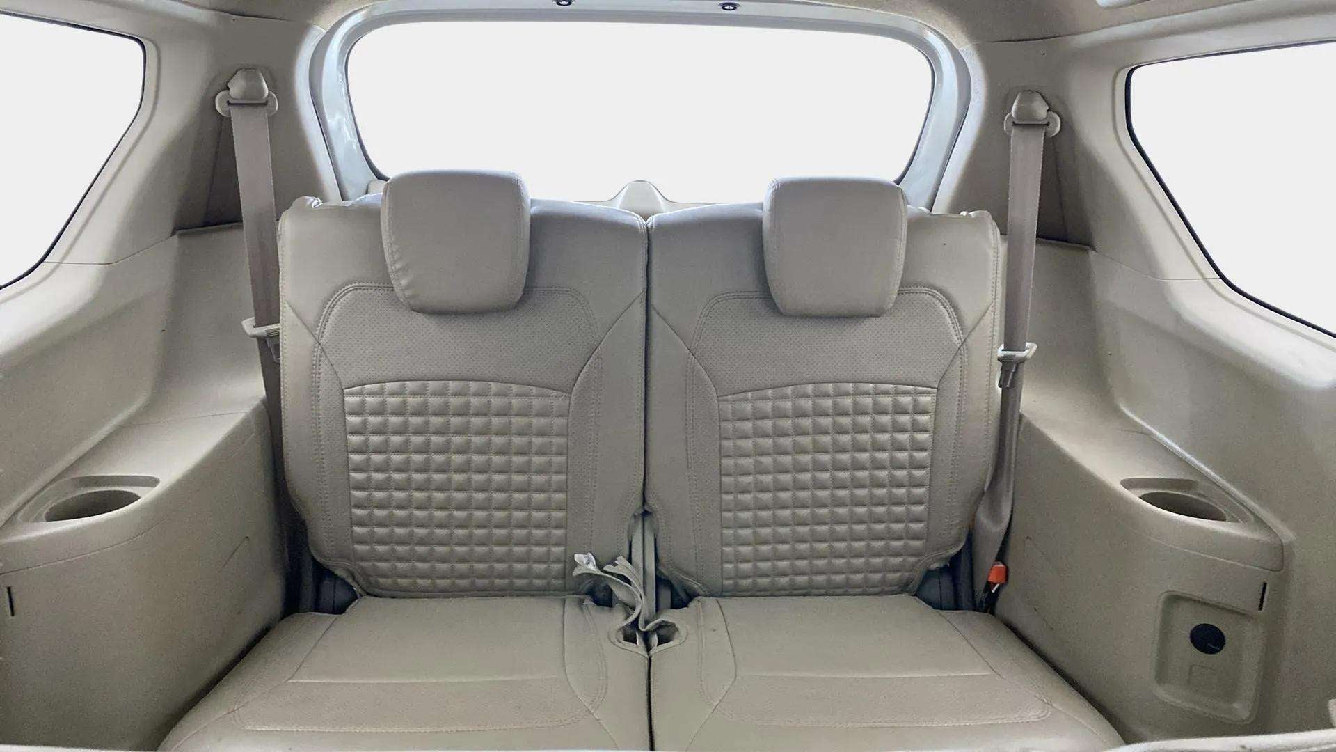 Rear seat view of a Maruti Suzuki Ertiga