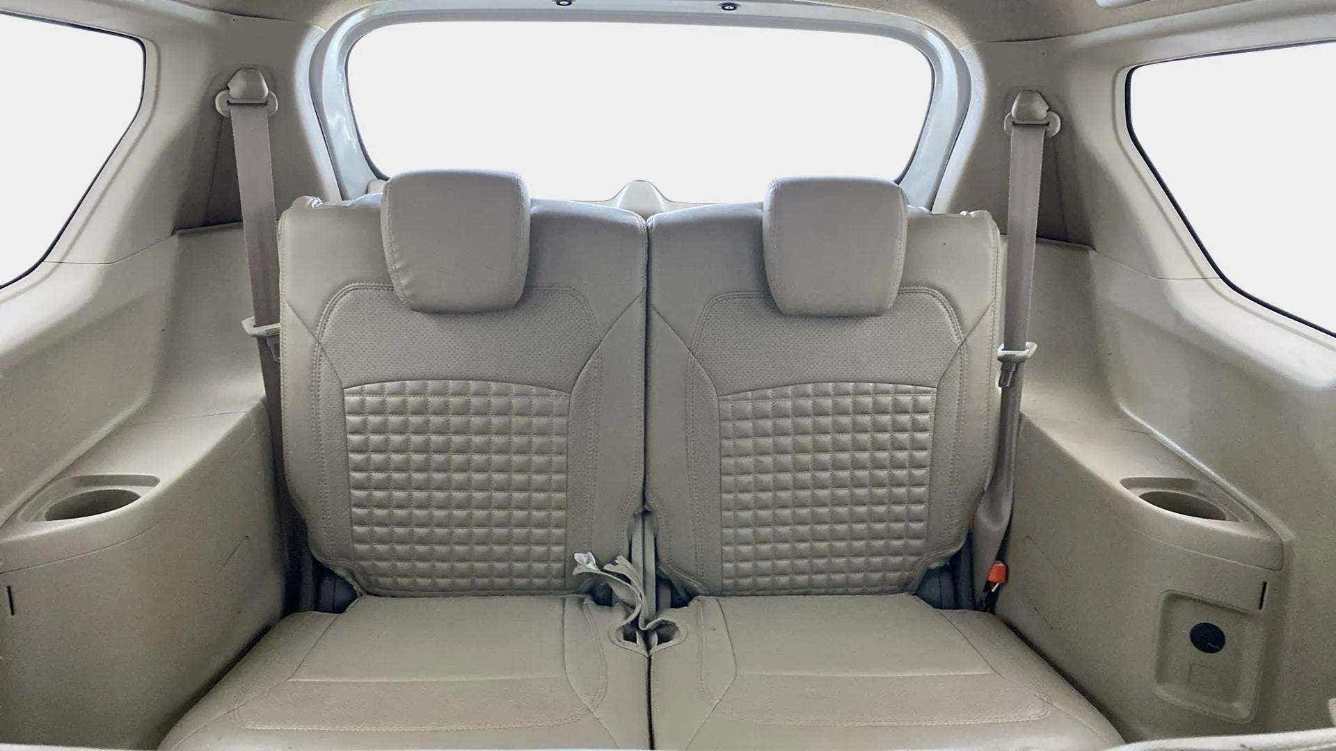 Rear seat view of a Maruti Suzuki Ertiga