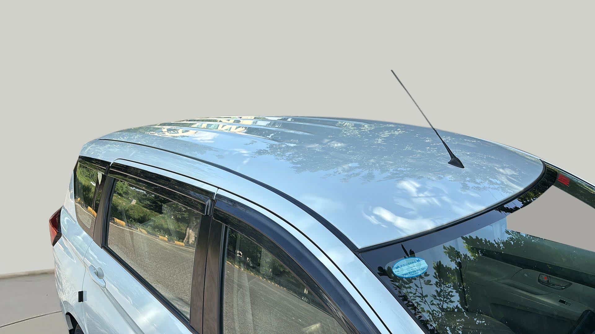 Roof and rear window view of a Maruti Suzuki Ertiga