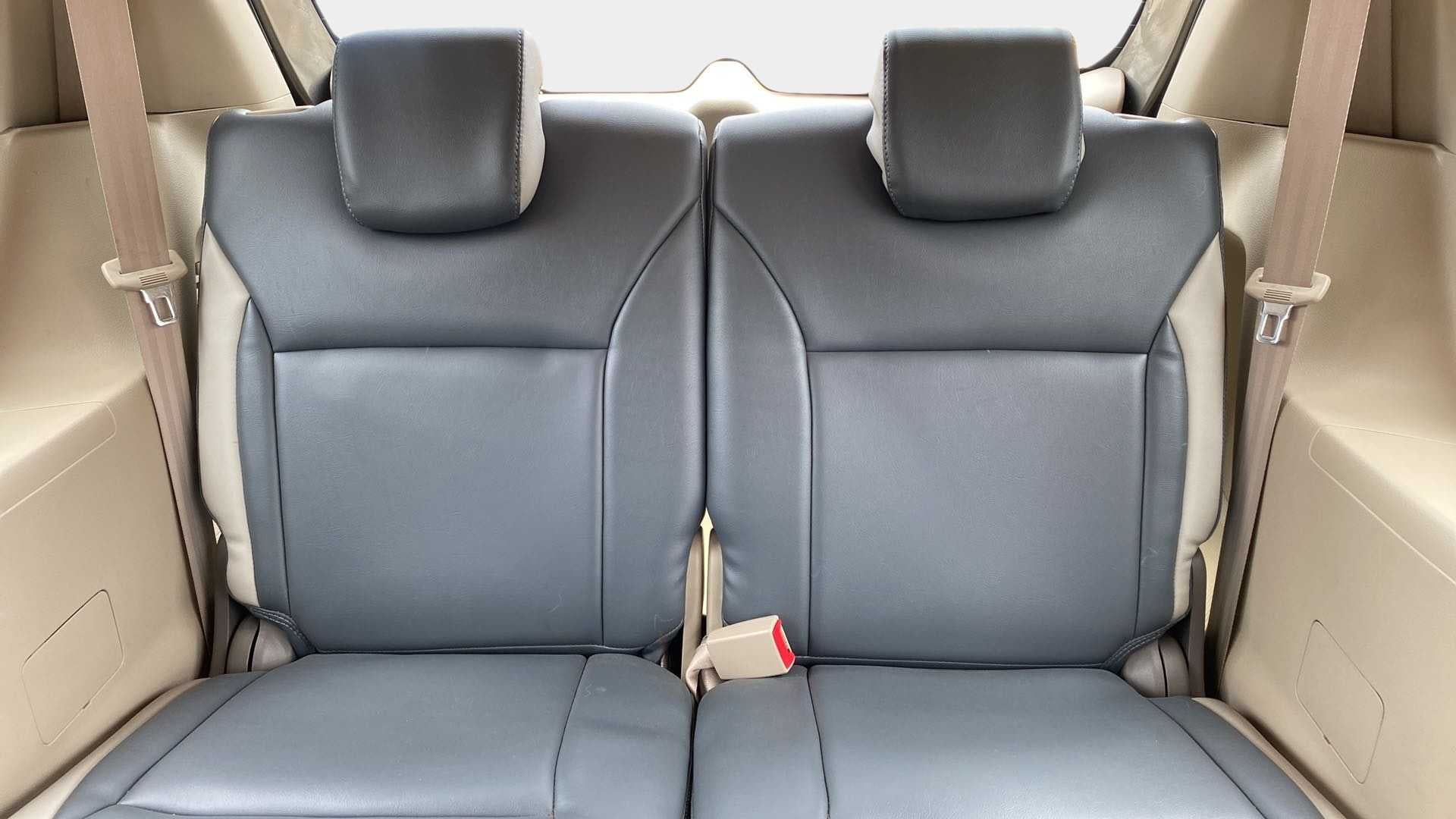Rear seat view of a Maruti Suzuki Ertiga