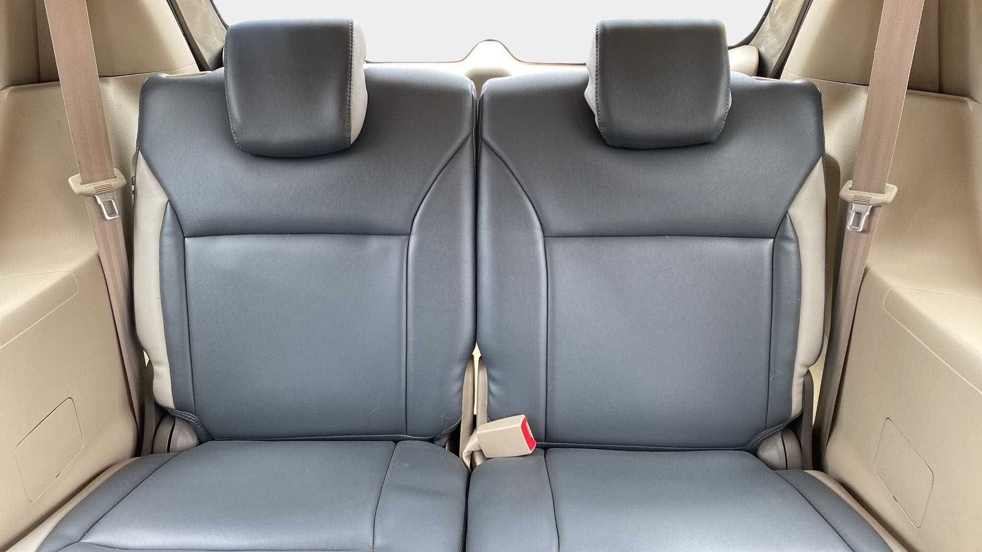 Rear seat view of a Maruti Suzuki Ertiga